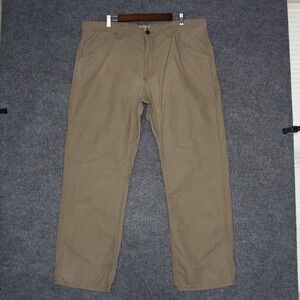 Blue Mountain Pants Mens 40x34 Tan Khaki Canvas Work Carpenter Utility